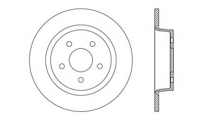 OPEN PARTS bdr263510 -  Тормозной диск